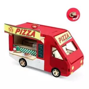 YM958 UNI234T5 DIY 피자 오르골 트럭 오르골만들기 태엽 영공