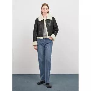 [롯데백화점]시스티나 페이크 레더 무스탕 점퍼-AWUJKO41010