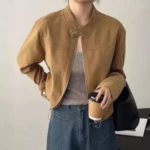 [라일리여성의류] Rly 여성 노카라 차이나넥 자켓 간절기 봄 가을 아우