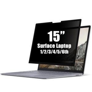 마이크로소프트 서피스 노트북 3/4/5세대 15인치 모델 1952년 1953년 1978년 1873년 1872년, 풀 탈착식 프라이버시 스크린 안티 스파이 블루 라이트 필터용 FILMEXT 프로텍터