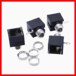 PJ-301M 암 오디오 커넥터 3 핀 헤드폰 잭 소켓 모노 채널 PJ301M 3.5mm 10 개