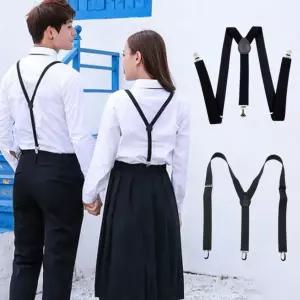 캐주얼 정장 멜빵 1P 남자 여자 바지 멜빵끈 서스팬더