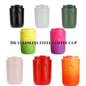 미니 소형 보온병 커피 머그잔 316 스테인레스 스틸 컵 열 누출 방지 진공 플라스크 이중 벽 텀블러 Travle