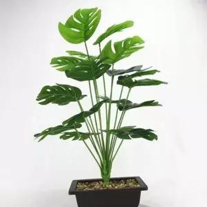 인테리어 몬스테라 조화 플랜테리어 몬스테라 인조 나무 화분 장식