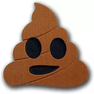 토잠르 스노보드 스톰프 패드 똥 이모티콘 브라운
