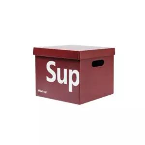 종이정리함 상자 책 짐 수납함 27x20x17cm가정용 휴대용 대용량함 보관함 리빙박스 정이함 다용도 서랍 서