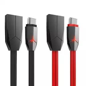 블레이즈 스텔스 올커버 고속충전케이블 C5 (1.2M/1.8M 선택) 블랙, 레드