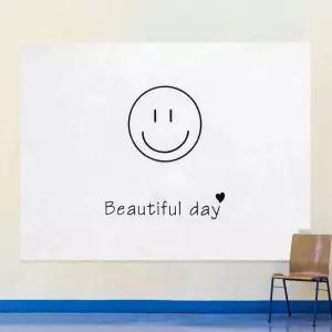 대형 패브릭 포스터 스마일 L