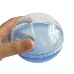 반투명 뽑기통 캡슐 빈캡슐 가챠 통 플라스틱 공 이벤트 경품 파티 둥근 행사 랜덤 35mm