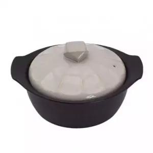 [콩심팥심]18cm 내열 계란찜 직화 냄비 엘린 뚝배기 도자기 튀김냄비 찜냄비