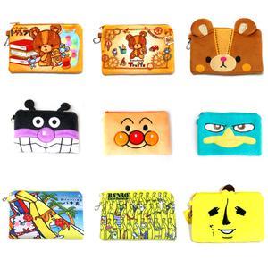 사각 이중지퍼 캐릭터 파우치 베터리 필통 바나오