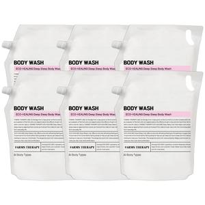 팜스테라피 에코 힐링 딥 슬립 바디워시 리필 2000ml x 6개