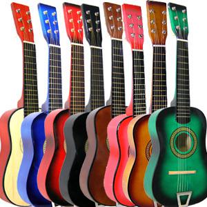 [연주가능 미니기타] 고급원목 재질/통기타/어린이선물/DIY/클래식기타/악기세트/학습용 완구/장난감/전자