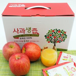 로컬리어 문경 사과즙 감홍사과즙 120ml 50포