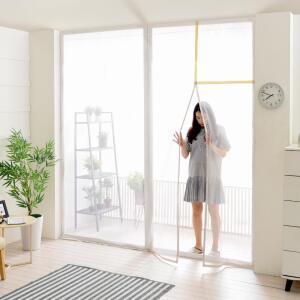 베란다(대) 모기장 350x250 /자석 방충망 대형 커튼 롤 현관 미세