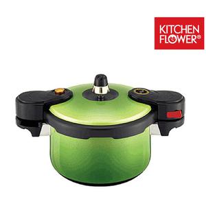 키친플라워 에코쿡 압력솥 2.5L 3인용 압력밥솥 그린