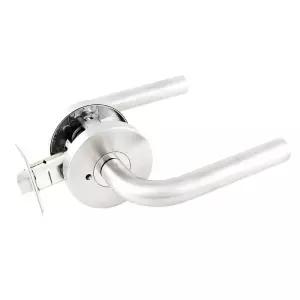 스텐방문손잡이 615 SS 버튼형 문고리 화장실 욕실 거실 중문 도어 실린더 손잡이 부식강함