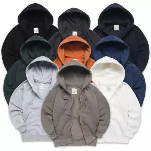 DN빅사이즈기모후드집업 후리스 플리스 자켓 남자 남성 여자 여성 남여공용