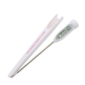 아쿠바 방수 탐침온도계 CS-101W 화이트 제과제빵 식품 조리용