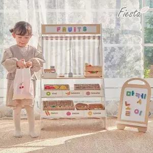 [보리보리/올리버]피에스타 우드 마켓놀이 멀티보드