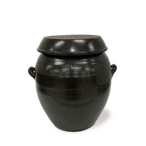 장수옹기 옹기 항아리 6호 43L 매실항아리 소금 고추장 된장 장독대