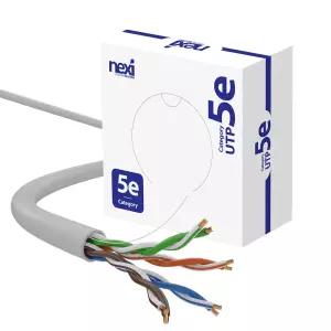 랜케이블 UTP CAT5E 100M 랜선 박스 롤 네트워크 공사 허브랙 서버랙 인터넷선 패치판넬 연결