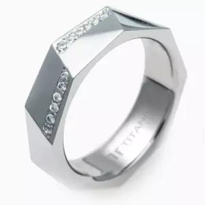 T-989 DIA 다이아몬드 티타늄 반지 이니셜무료 무료배송 맞춤제작 평생AS