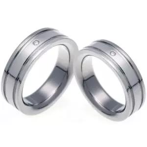 T-740 DIA CO 다이아몬드 티타늄 커플링 반지 이니셜무료 무료배송 맞춤제작 평생AS
