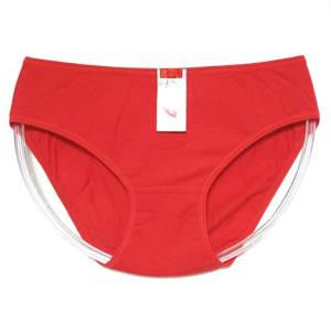 국내생산 여성 행운을 부르는 빨간색 면스판 순면 여름 인견 삼각팬티 빅사이즈 99까지