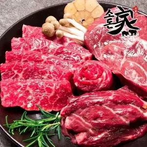 [소돈가] 구이모듬 3종(갈비+안창+토시)(각200gx2)총 1.2kg