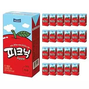 [기타브랜드]매일 피크닉 사과 200ml x 24팩