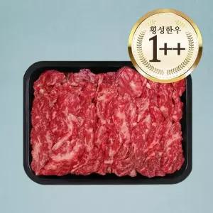 갤러리아 횡성한우 1++ 로스용 업진살 400g