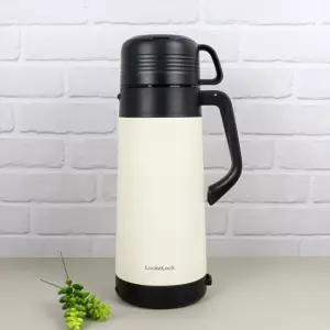 락앤락 이지 대용량 보온병 1.8L 아이보리 + 원형도시락밥통