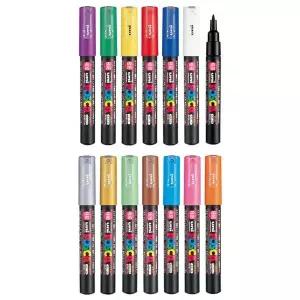 미쯔비시 유니 포스카 마카 단품 PC 1M 3M 5M 8K 다용도 디자인 마카 낱개 1개입