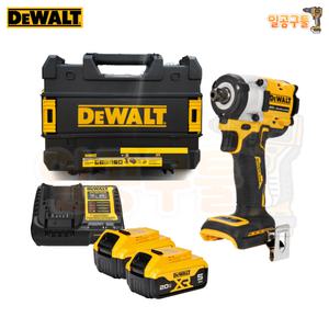 디월트 DCF922P2 20V 임팩트 렌치 1/2인치 5A 배터리 2개 세트