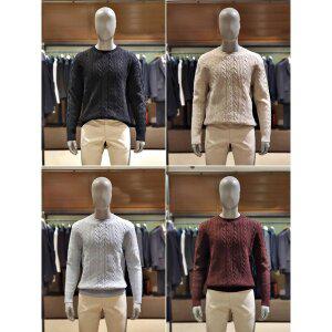 갤러리아 킨록 F/W 루즈핏 케이블 라운드 4종 택1 (TIY3841)