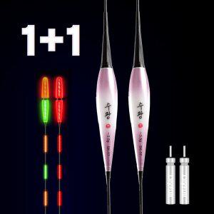 [999피싱]1+1 수광 고명도 민물 스마트 왕방울 전자찌 자수정찌 고부력 올림 찌 정품배터리포함