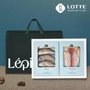 [롯데백화점]빅웨이브 제주 굴비 옥돔 혼합세트2호(굴비10미1.1kg,옥돔3미750g)