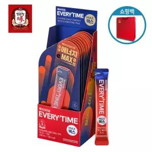 정관장 에브리타임 맥스 10ml 10개 + 쇼핑백 증정 - 인삼농축액 활력 밸런스핏 선물세트