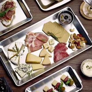 바겐슈타이거 스텐304 오븐용기 에어프라이어 그릇 직사각 접시 36cm