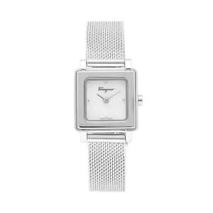 페라가모 SFBY00119 여성 메탈 쿼츠 스퀘어