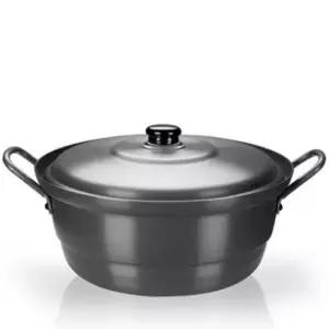 업소용볶음팬 국솥 경질 냄비 찜솥 찜냄비 튀김 곰솥 뚜껑있음 30cm 튀김팬