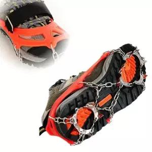 고품질 빙판 고강도 L사이즈 짚신형 블랙 265 전천후 아이젠 13핀 (WFH209X)