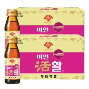 [하프클럽/기타]동화약품 부채표 소화음료 미인활 아사이베리 10병 X2