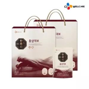 [CJ공식] 한뿌리 홍삼대보 24포 2박스
