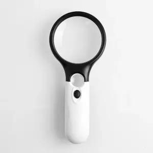 LED 라이트 3구 핸디확대경 돋보기 고광도 (WFHJKYP)