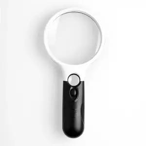 LED라이트 2.5배율 돋보기 3구 핸디확대경 (WFHJL0B)