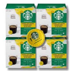 네스카페 돌체구스토 스타벅스 써니데이 블랜드 12개입 x4개