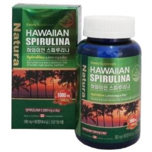 하와이안 스피룰리나 피부건강 항산화 엽록소함유 클로렐라 캐나다 180정