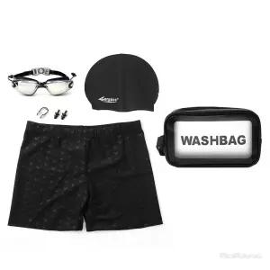 남자 2부 실내수영복 6종세트 M 호텔 숏 귀마개